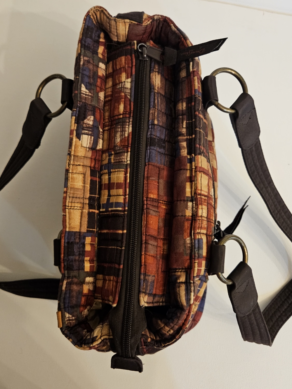Donna Sharp Quilted Handbag – Multi Color Patchwork - Picture 6 of 7